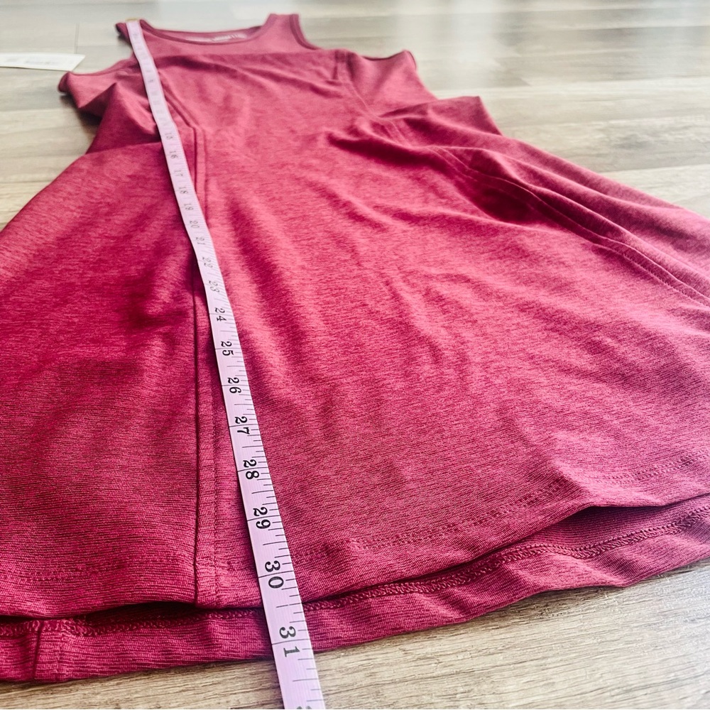Outdoor Voices Athena Dress XS NWT Shiraz Red Heather - Picture 9 of 9